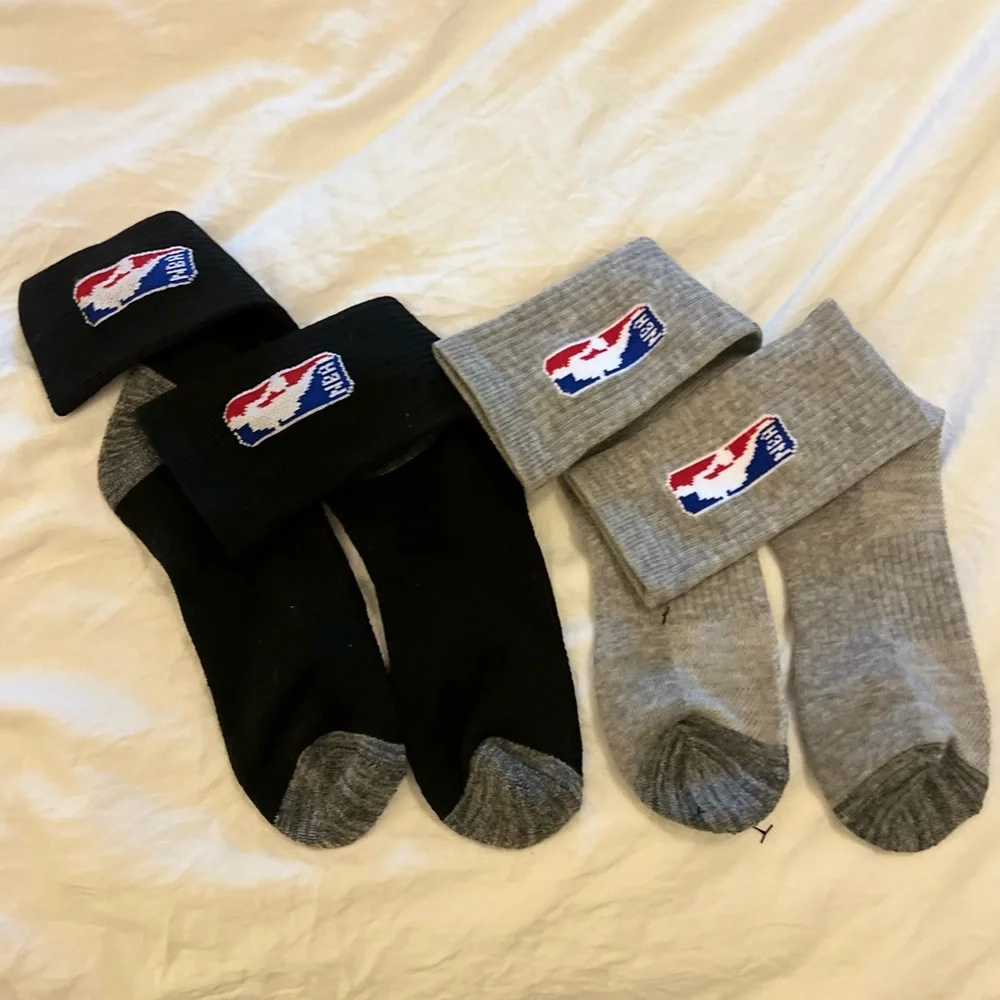 3/$19 NWOT NBA crew socks - 2 pair